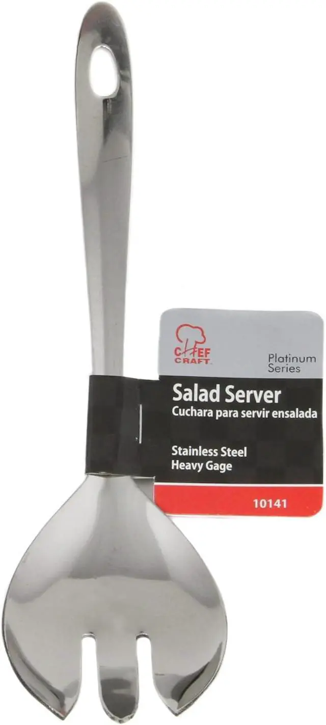 Alt view image 2 of 3 - Chef Craft Select Small Salad Serving Fork, 9.5 inches, Stainless Steel