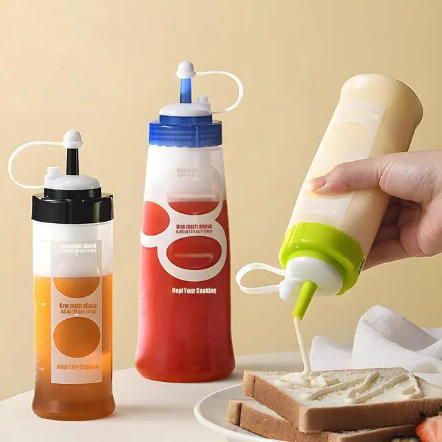 Alt view image 5 of 6 - 12 oz Condiment Squeeze Bottle with Removable Dosing Insert