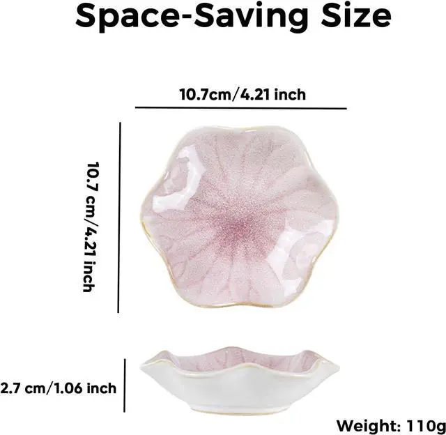 Alt view image 2 of 7 - Coffee Spoon Rest for Coffee Bar, Small Ceramic Spoon Rest for Stove Top, 4.21 Inches Lotus-Leaf Spoon Holder for Kitchen Counter, Utensil Rest Spatula Rest Ladle Holder Tong Rest