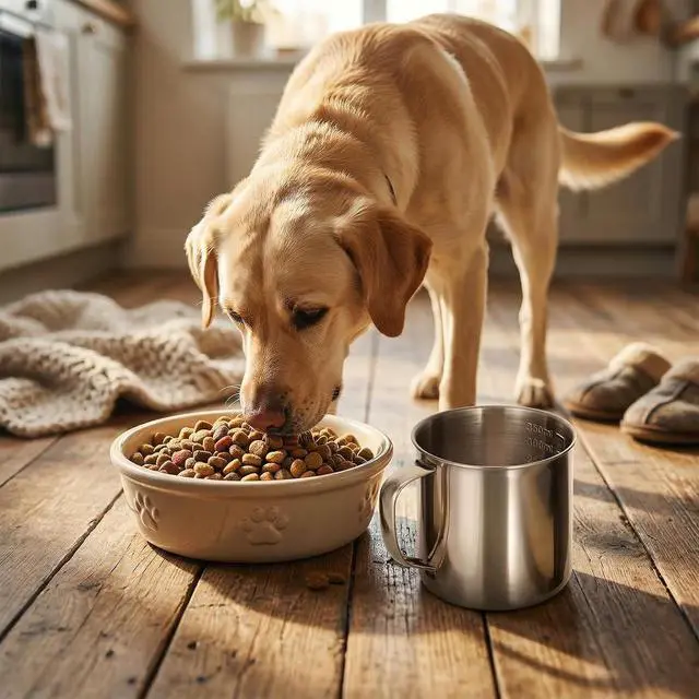 Alt view image 7 of 7 - Dog Food Scoop 1.5 Cup, 304 Stainless Steel Dog Food Measuring Cup with Handle Durable Dog-Cat Pet Food Scoop Cup 1 1/2 Cups Measuring Scoops for Dogs, Cats, Birds, Rabbits for Dry Food and Treats