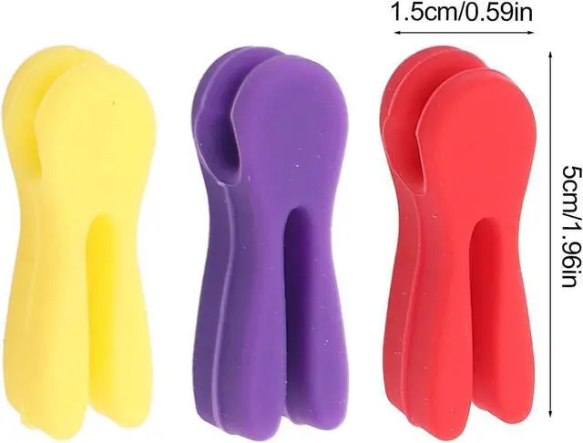 Alt view image 5 of 7 - 3Pcs Silicone Pot Clip Set, Heat Resistant Spoon Rest and Spatula Holder, Non-Slip Cutlery Bracket