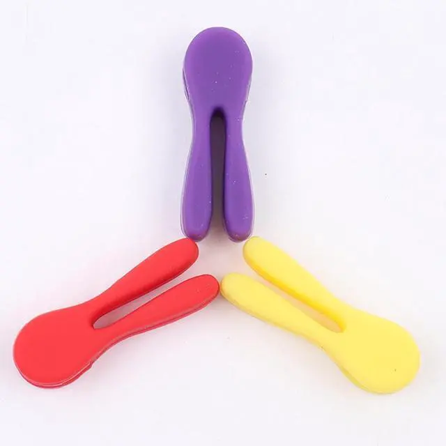 Alt view image 2 of 7 - 3Pcs Silicone Pot Clip Set, Heat Resistant Spoon Rest and Spatula Holder, Non-Slip Cutlery Bracket