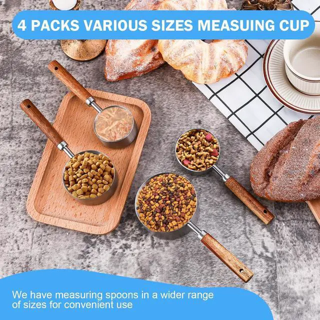 Alt view image 4 of 7 - 4 Pcs Dog Food Scoop Measuring-Cup