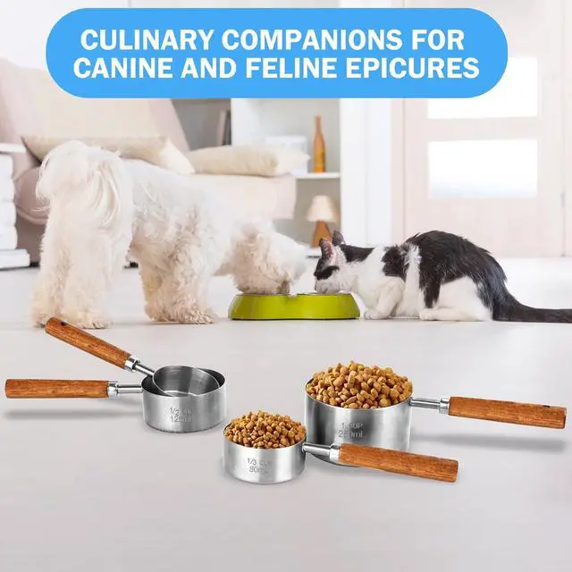 Alt view image 7 of 7 - 4 Pcs Dog Food Scoop Measuring-Cup