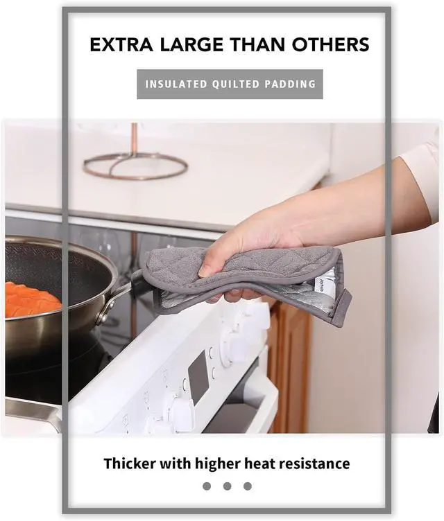 Alt view image 4 of 6 - Joyhalo 4 Pack Pot Holders for Kitchen Clearance