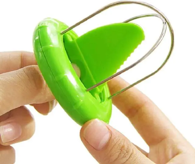 Alt view image 6 of 7 - 2 in 1 Fruit Peeler Kiwi Slicer Pitter Peeler Scooper Produce Slicer Tool Kiwi Cutter Peelers Slicers Knife Stainless Steel Kiwis Fruit Peeler with Easy Grip Handle Speed Peelers for Scoop