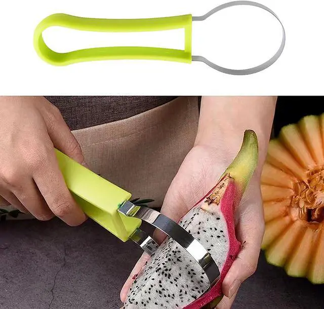 Alt view image 5 of 7 - CoguZed Melon Baller Scoop Set, Melon Scooper and Fruit Carving Tools, Melon Baller with Cookie Scoop Set for Ice Cream, Melons & Cookie Dough