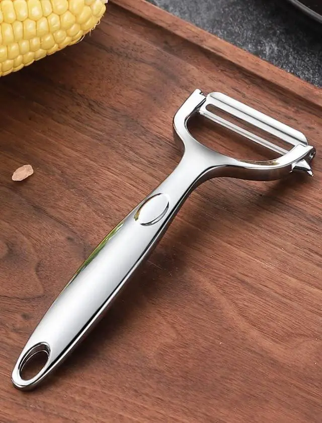 Alt view image 5 of 7 - Potato Peeler Y Shaped Vegetable Peeler, Premium Kitchen Ultra Sharp Fruit Peeler with Sharp Stainless Steel Blade for Carrots Potatoes Oranges Citrus