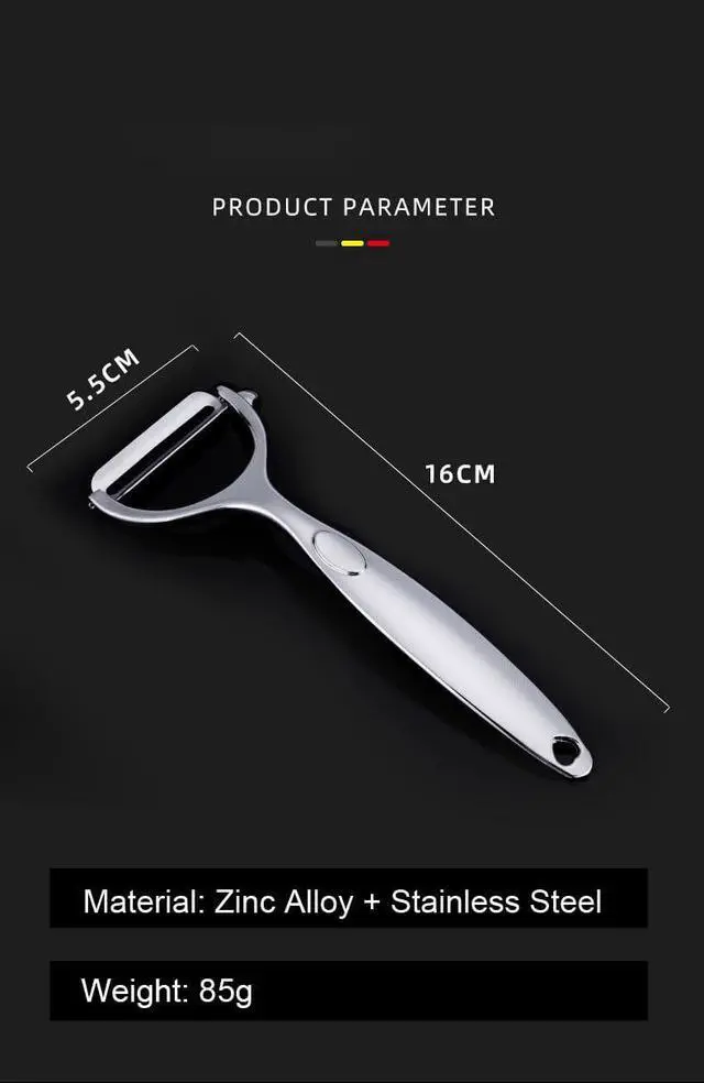 Alt view image 7 of 7 - Potato Peeler Y Shaped Vegetable Peeler, Premium Kitchen Ultra Sharp Fruit Peeler with Sharp Stainless Steel Blade for Carrots Potatoes Oranges Citrus