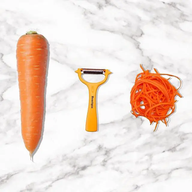 Alt view image 5 of 7 - Vegetable Potato Peelers 3 Piece Set, Carrot Peeler, Stainless Steel Julienne Peeler, Fruit Slicer for Apple Zucchini Cucumber with PP Non-Slip Handle Cook's Tool & Gadget Sets for Homecooking