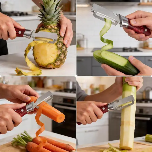 Alt view image 5 of 7 - Multifunctional Vegetable Peelers for Kitchen(2 Pack)