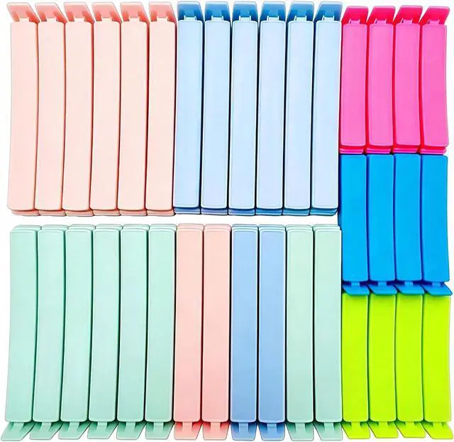 Main image of 36 Pack Food Bag Chip Clips, FreshKeeping Reusable Bag Clips