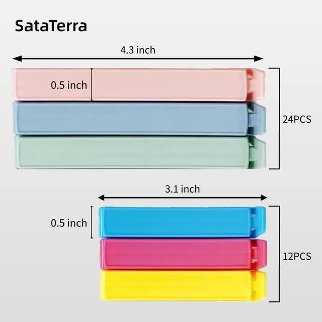 Alt view image 2 of 7 - 36 Pack Food Bag Chip Clips, FreshKeeping Reusable Bag Clips