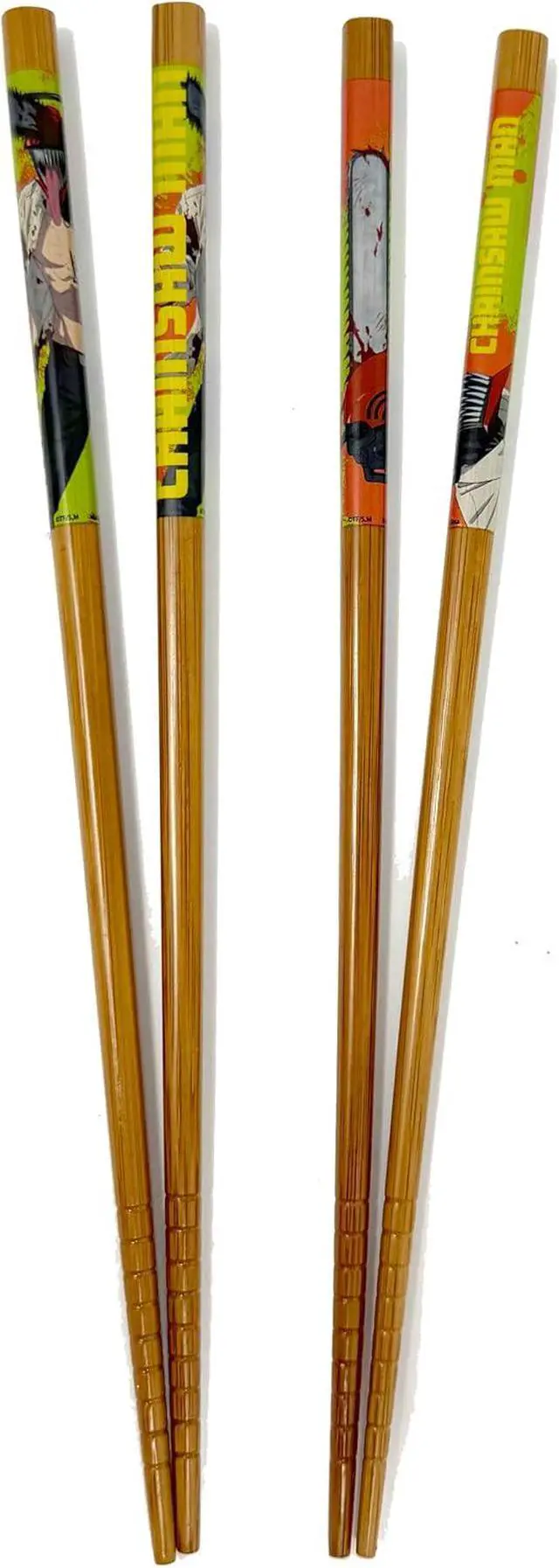 Alt view image 2 of 4 - Just Funky Chainsaw Man Chopsticks Anime Chopsticks Set of 2 8.85 Inches Long