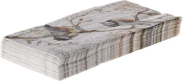 Alt view image 5 of 7 - IHR 3-Ply Paper Napkins, 16-Count Guest Size, Happy Little Titmice
