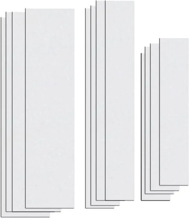 Main image of 12pcs Cat Scratching Manicure Strips - Nail File for Cats Scratch Liner for Litter Box Furniture Door Floor 12pcs Peel Stick Scratching Sandpaper (Clear)