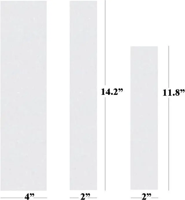 Alt view image 2 of 4 - 12pcs Cat Scratching Manicure Strips - Nail File for Cats Scratch Liner for Litter Box Furniture Door Floor 12pcs Peel Stick Scratching Sandpaper (Clear)