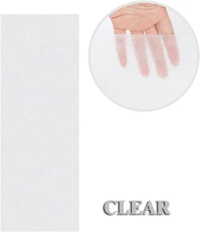 Alt view image 4 of 4 - 12pcs Cat Scratching Manicure Strips - Nail File for Cats Scratch Liner for Litter Box Furniture Door Floor 12pcs Peel Stick Scratching Sandpaper (Clear)