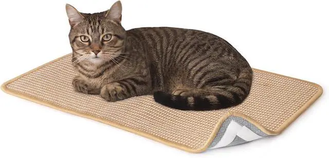 Main image of Cat Scratching Mat Sisal, Sisal Fabric Large Pet Scratching Pad for Indoor Cats with Adhesive Hook Loop Tape, Cat Scratching Rug Wall Scratchers (1pcs(11x13.8in))