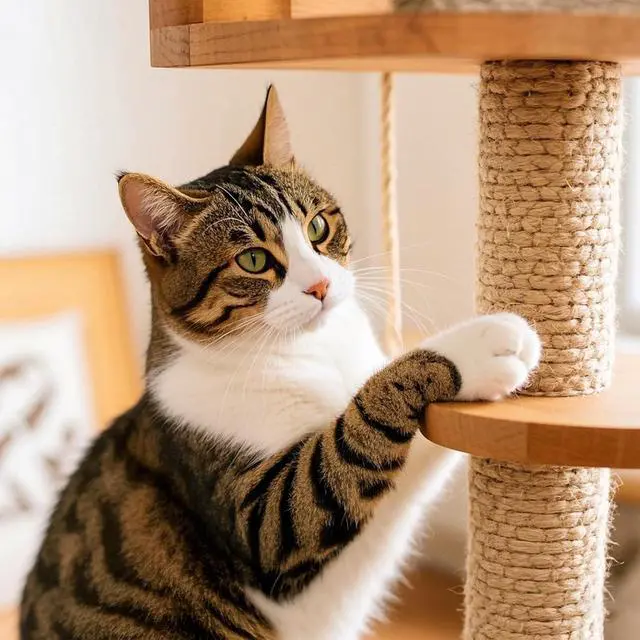 Alt view image 6 of 7 - Sisal Rope for Cat Scratcher 1/4" 50 Ft Cat Tree Rope Twine for Repairing Cat Scratching Post Replacement DIY Hemp Rope for Carpet Mat Kicker House, Pet Toy, and Crafts Gardening Home Decorating