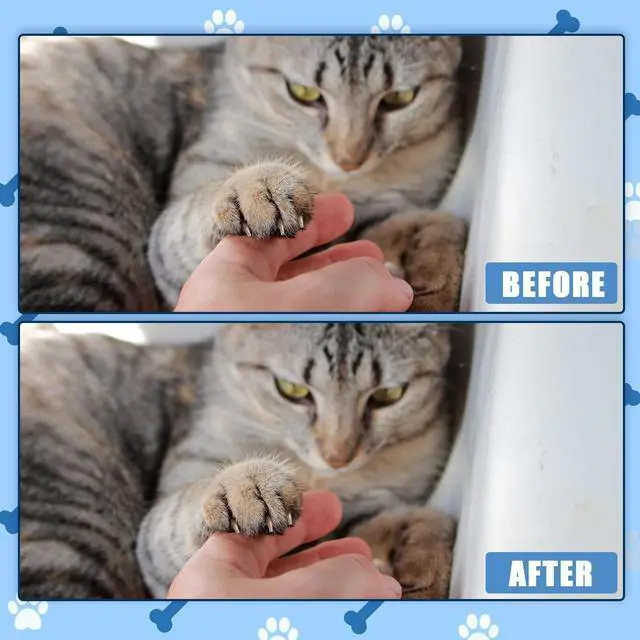 Alt view image 5 of 7 - 6pcs Cat Nail File Scratching Strips, 3 Sizes Blue 120 Grit Claw Sandpaper Nail File for Cats Scratch Pad Reliable Rounded Corners Cat Scratcher for Furniture Flat Surface Cat
