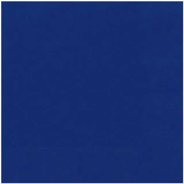 Main image of 24CT 6.5IN x 6.5IN Navy Disposable Paper Napkins by