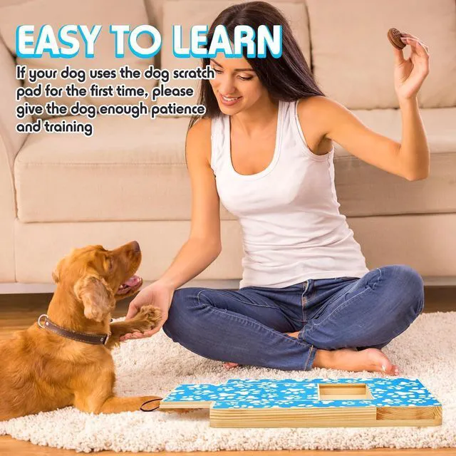 Alt view image 6 of 7 - 5 Pcs Dog Scratch Pad Cat Nail File Scratcher Liner Replaceable Sandpaper for Litter Box Furniture Pet Manicure Pedicure Dog Claw Care Replacement Sand Paper 9x11''