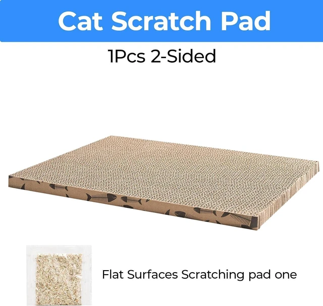 Alt view image 5 of 7 - Cat Scratcher Cardboard Cat Scratching Board Cat Scratchers for Indoor Cats Cat Scratching pad (1pcs)