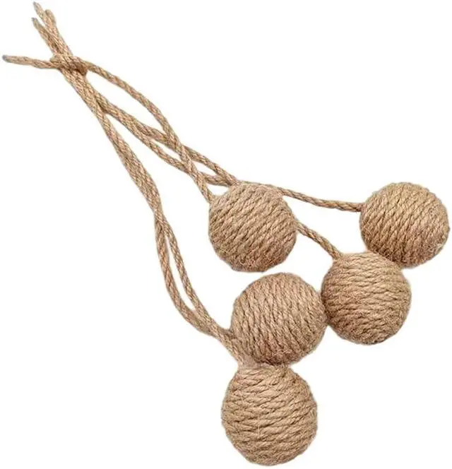 Alt view image 2 of 4 - 1.7in Cat Toy Ball Sisal Rope Wrapping Cat Rope Ball,2pcs