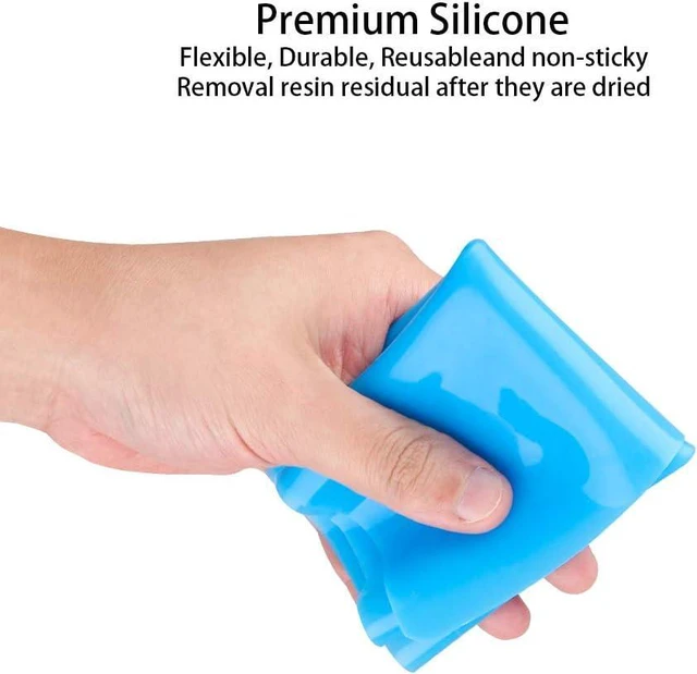Alt view image 2 of 6 - Reusable Silicone Mat Set (A3, A4, A5, A6) for Resin Crafts Jewelry Casting Molds, Food Grade Silicone Placemat, Waterproof Heat-Resistant
