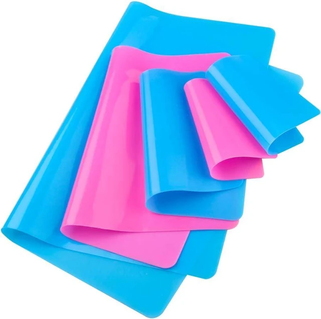 Alt view image 6 of 6 - Reusable Silicone Mat Set (A3, A4, A5, A6) for Resin Crafts Jewelry Casting Molds, Food Grade Silicone Placemat, Waterproof Heat-Resistant