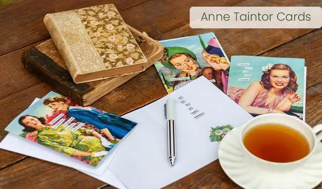 Alt view image 3 of 5 - IHR Ideal Home Range Retro Cocktail Napkins Anne Taintor Disposable 3-Ply Paper Party Napkin Pack, 5" x 5", Stir Up, 20-Count