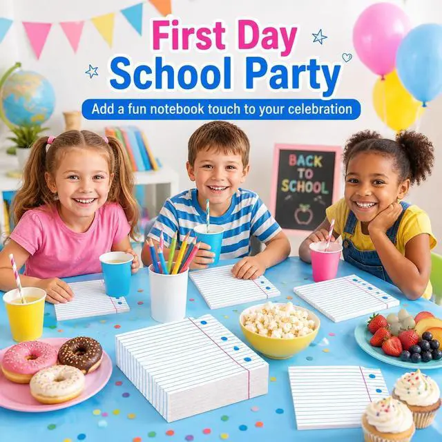 Alt view image 7 of 7 - 50Pcs Back to School Paper Napkins 13x13 Inches Luncheon Party Napkins