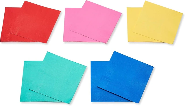 Alt view image 3 of 6 - 50-Count Rainbow Lunch Napkins