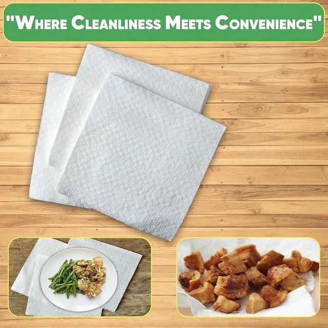 Alt view image 2 of 4 - Paper Lunch Napkins. 500 Count Lunch Napkins 1 Ply, White. 12 x 12