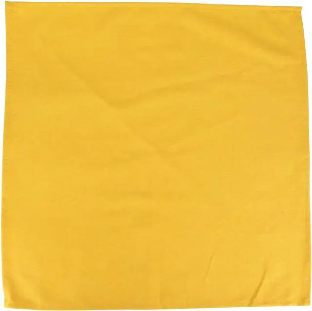 Alt view image 6 of 7 - Solid Color Cotton Blended Dinner Cloth Napkins - Set of 12 (17 x 17 inches) - for Events & Home Use (Yellow)