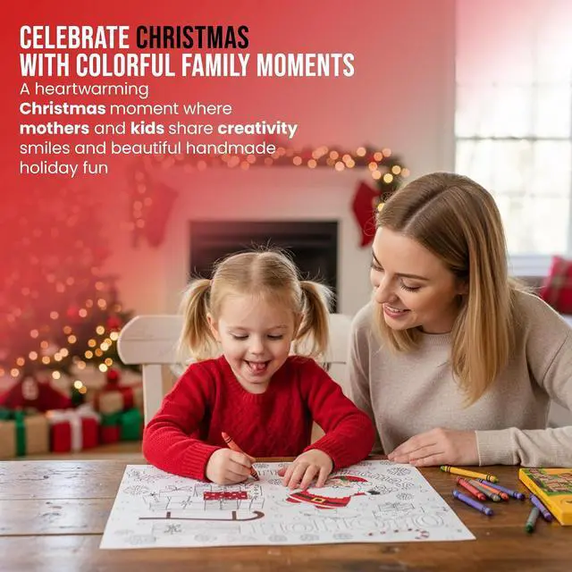Alt view image 7 of 7 - 22-Pack Christmas Coloring Place Mats