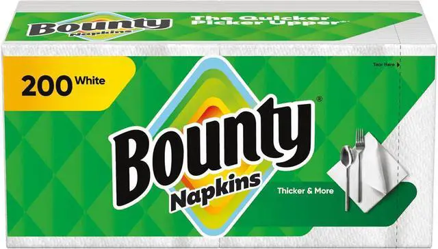 Main image of Paper Napkins, White, 200 Count, Packaging may vary