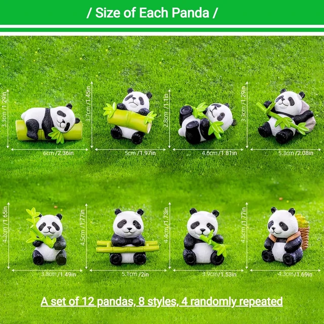 Alt view image 4 of 7 - Green Kids Bathroom Decor Accessories, Silver Stainless Steel Metal Shower Curtain Hanger Hooks, Cute Animals Shower Curtain Rings, 12Pcs Bamboo Panda Shower Curtain Hooks Decorative for Curtain Rods
