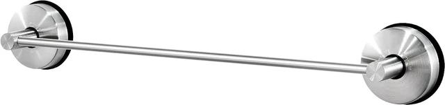 Main image of 17 inches, Towel Bar Suction Hand Towel Rack for Bathroom Stainless Steel Kitchen Towel Rail Holder Storage Hanger No Drilling Towel Bar Brushed Finish