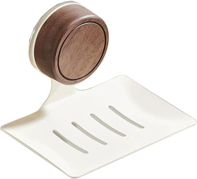 Main image of Suction Cup Soap Holder for Shower & Bathroom, No-Drill Soap Dish