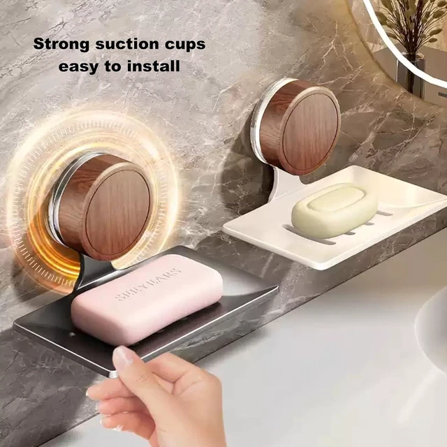 Alt view image 2 of 6 - Suction Cup Soap Holder for Shower & Bathroom, No-Drill Soap Dish