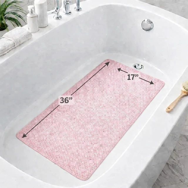 Alt view image 2 of 6 - Non Slip Bath Tub Mat for Shower Safety
