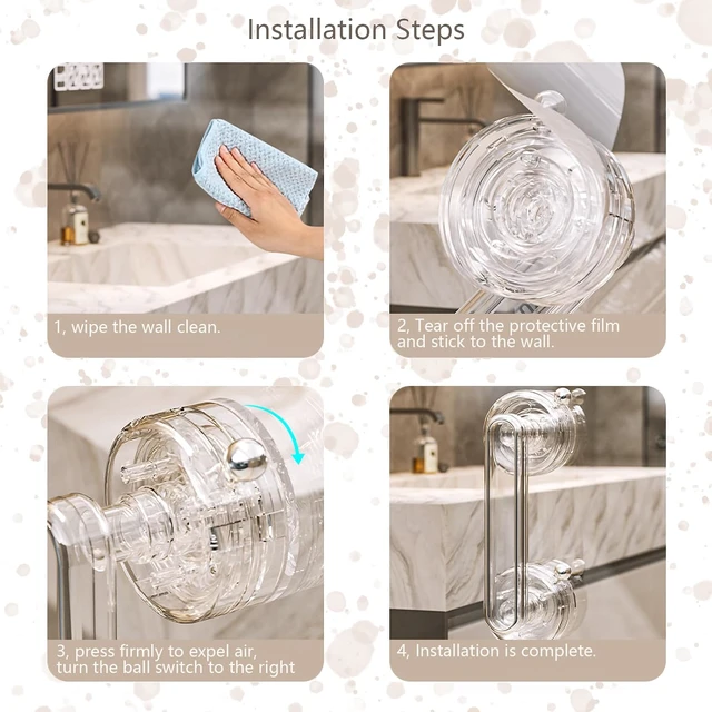 Alt view image 3 of 7 - Detachable, no Need for Drilling Installation, Furniture Auxiliary Handle, Refrigerator, Cabinet, Glass Door and Window Handle, new Powerful Large Suction Cup Handle