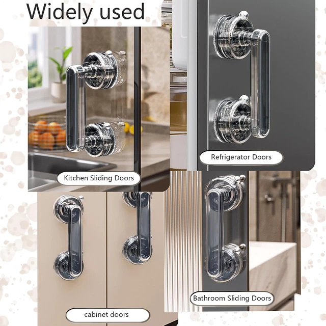 Alt view image 5 of 7 - Detachable, no Need for Drilling Installation, Furniture Auxiliary Handle, Refrigerator, Cabinet, Glass Door and Window Handle, new Powerful Large Suction Cup Handle