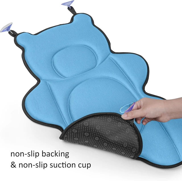 Alt view image 3 of 7 - Soft Newborn Bathtub Pad, Baby Bath Cushion Mat