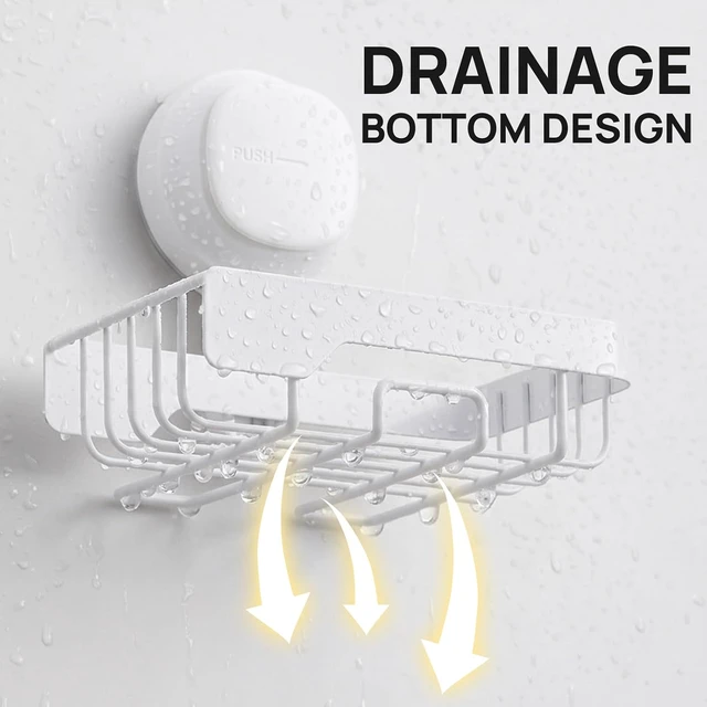 Alt view image 3 of 7 - Suction Visible Indicator, Bar Soap Holder, Soap Holder for Shower