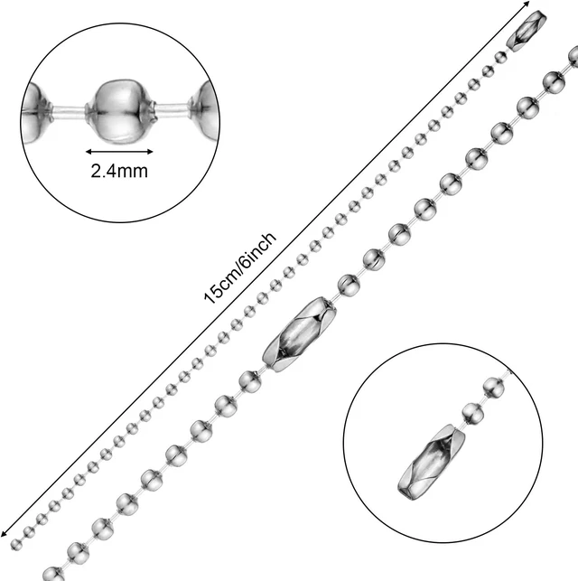 Alt view image 2 of 7 - Silver, 6 Inch, 150 Pieces Shower Curtain Hooks