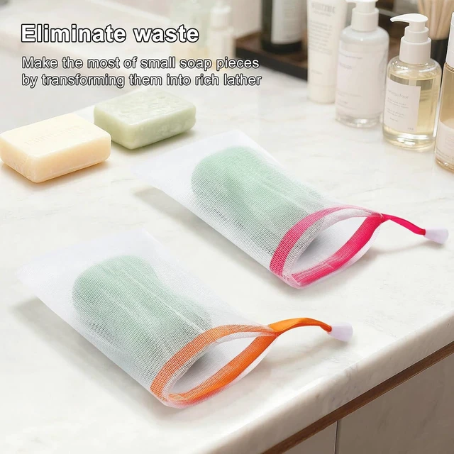 Alt view image 4 of 7 - Mesh Drawstring Soap Saver Bags