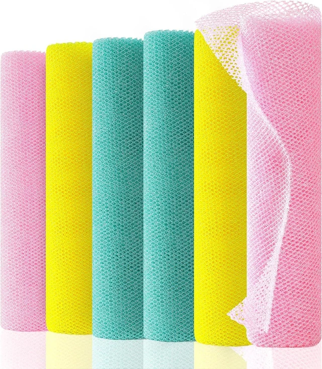 Alt view image 2 of 7 - Long African Net Sponge Set Exfoliating Scrub